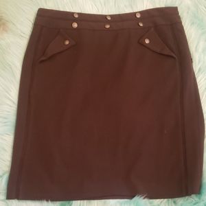 Brown Pencil Skirt | 12P